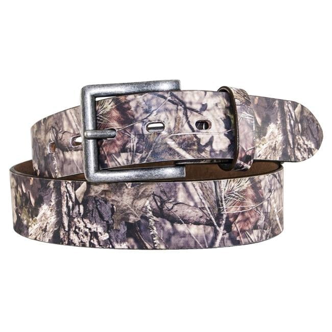 Mossy Oak 1200M 34 Single Ply Bonded Leather Strap Belt with Digitally Printed Camouflage Size 34 Walmart