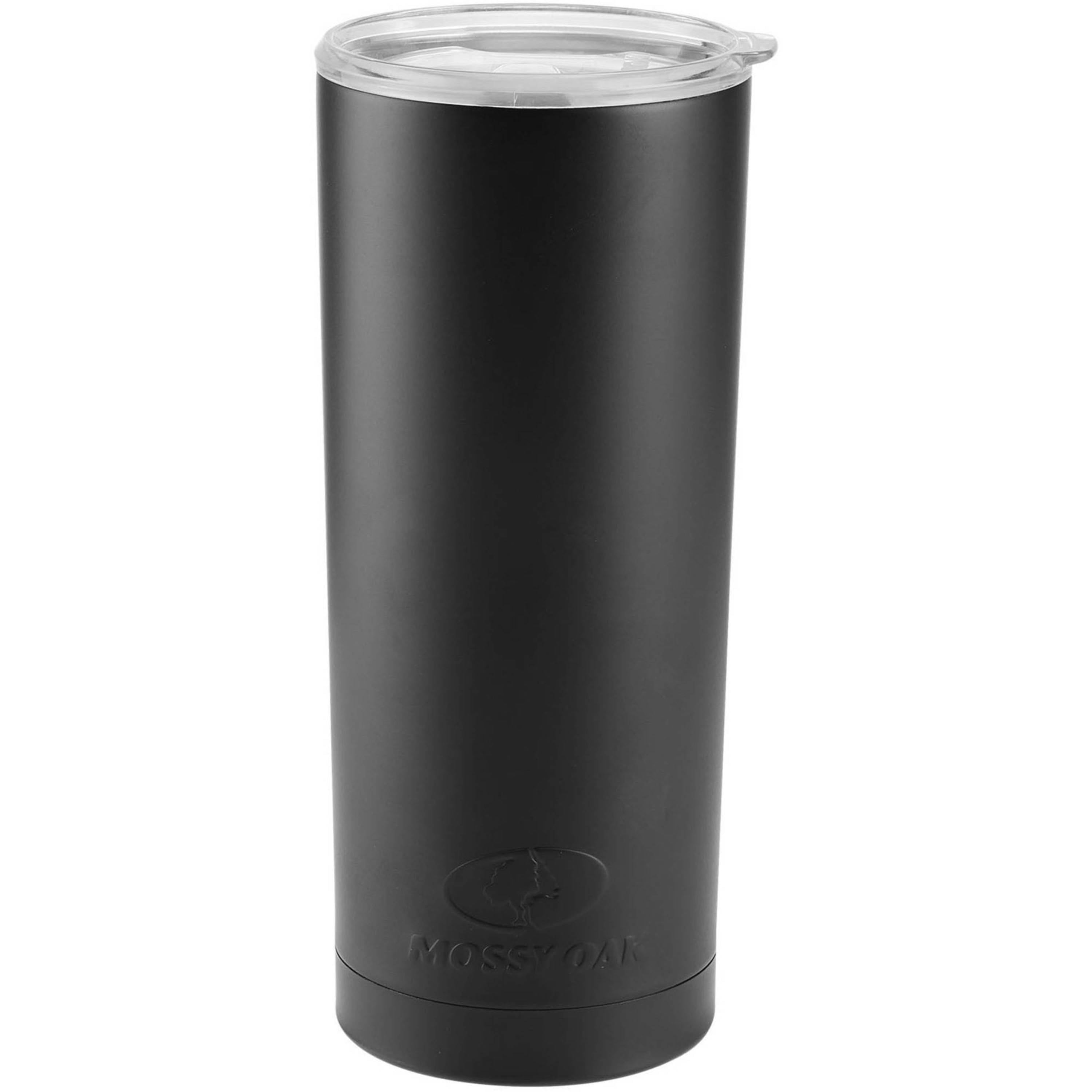 Mossy Oak 20 Ounce Matte Black Double Wall Stainless Steel Straight Mug