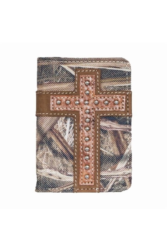 3005M Trifold Wallet with Shadow Grass Blades