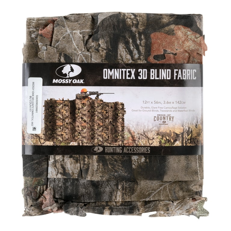 Mossy Oak 3D Leaf Omnitex Camo Net Ground Blind Material, 144 x
