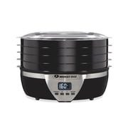 Mossy Oak 4 Tray Electric Food Dehydrator with Digital Timer, Adjustable Thermostat, 500 Watts