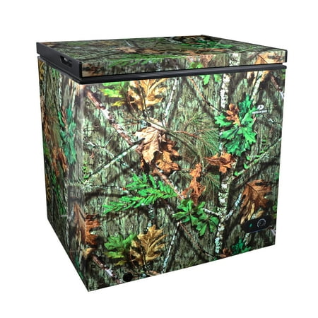 Mossy Oak 7 Cu Ft Chest Freezer, Camouflage – Manual Defrost Freezer for Garage, Hunting, Game Meat Storage, Outdoor Storage