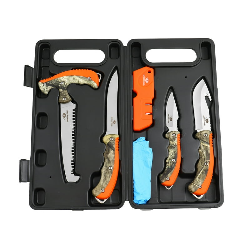 GUT OGGAU 8本セット Mossy Oak Hunting Cleaning Kit - Stainless Steel Blades - Walmart.com