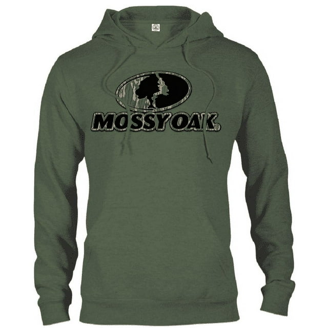 Mossy Oak Adult Pullover Hoodie, Medium, Bottomland Logo