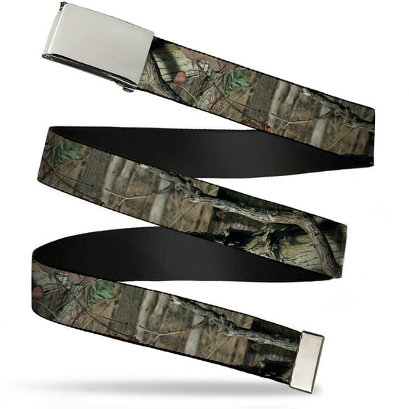 Adjustable Belt, Clamp Buckle, Cut-to-Fit, Mossy Oak Break Up Infinity
