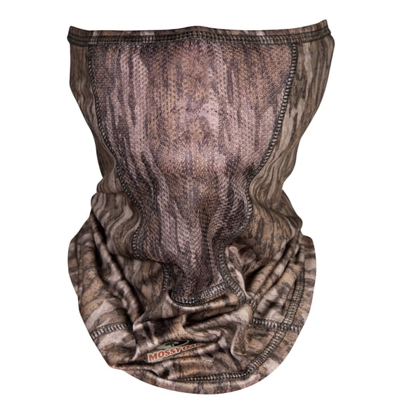 Mossy Oak Bottomland Lightweight Hunting Neck Gaiter, One Size Fits Most, Polyester/Spandex, Mossy Oak Bottomland, OSFM