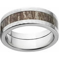 thumbnail image 1 of Mossy Oak Bottomland Men's Camo 8mm Stainless Steel Band with Hammered Edges and Deluxe Comfort Fit, 1 of 1