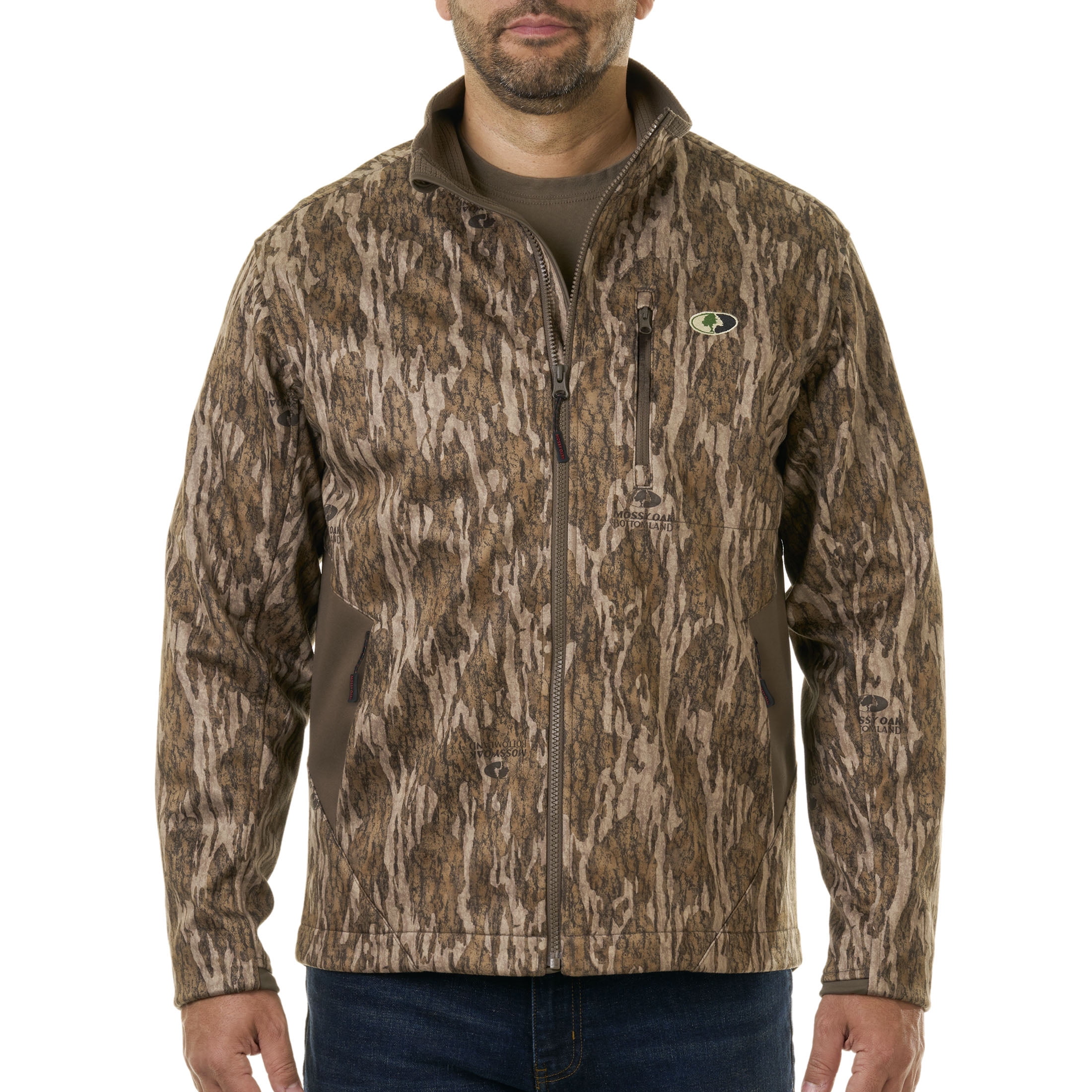 Mossy Oak Chill Cutter Men's Softshell Hunting Jacket, Mossy Oak
