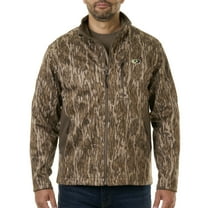 Mossy Oak Chill Cutter Men's Softshell Hunting Jacket, Mossy Oak Bottomland, Size S