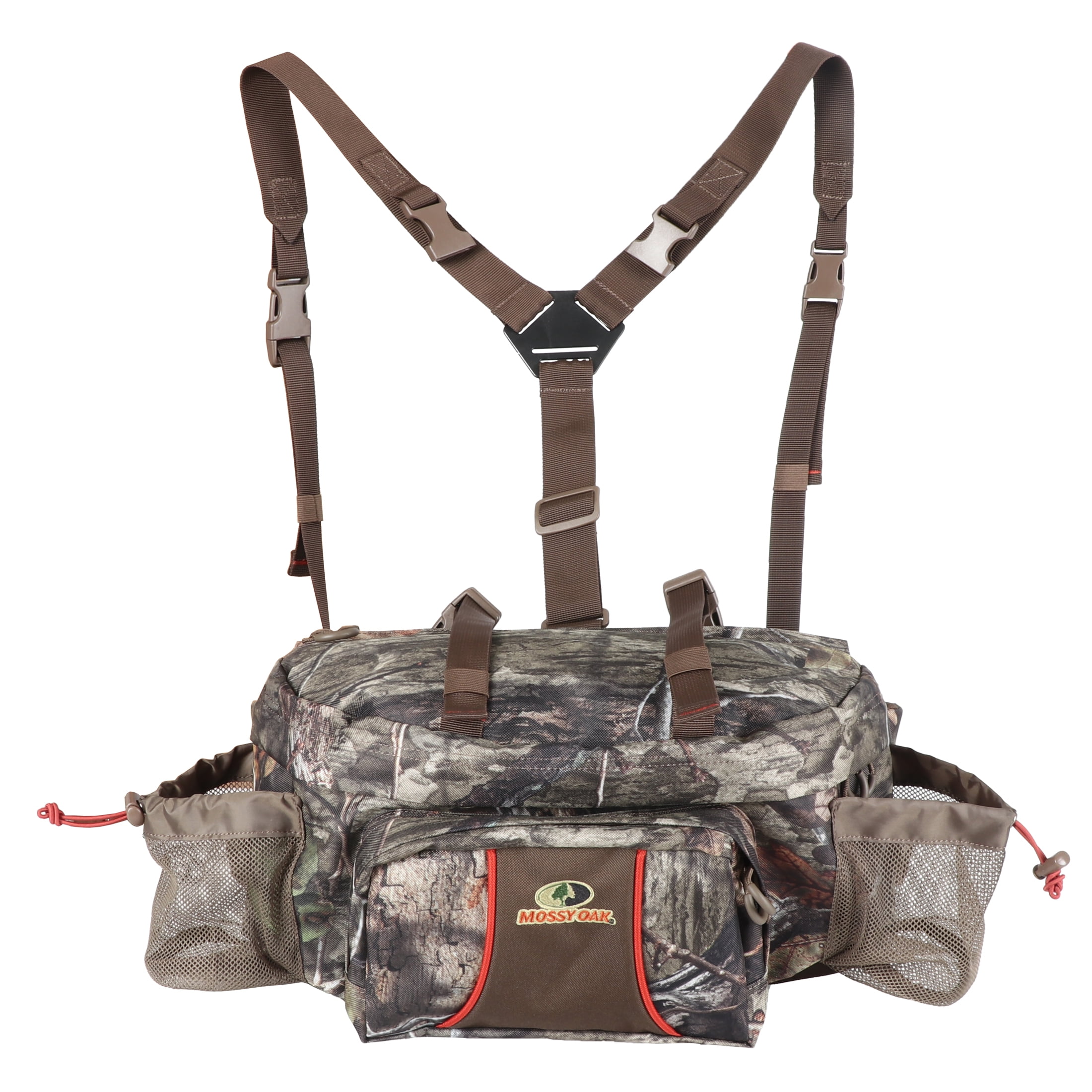 Mossy Oak Brand Camouflage Hunting Waist Pack with Harness, Camo 