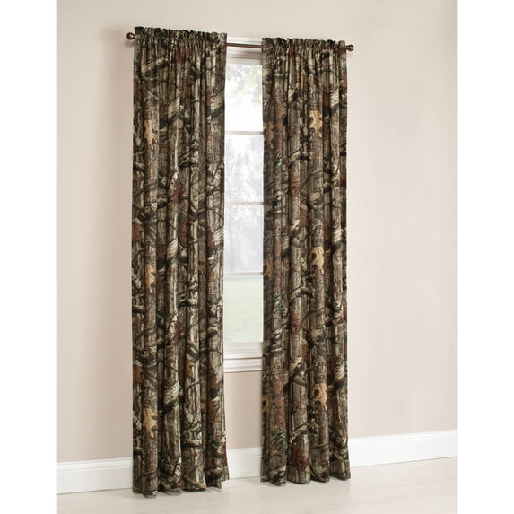 Mossy Oak Break-up Infinity Camouflage Print Curtain Pair, 84 inch, Set of (2)