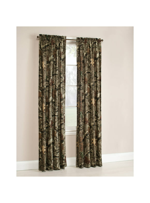 Mossy Oak Break-up Infinity Camouflage Print Curtain Pair, 84 inch, Set of (2)