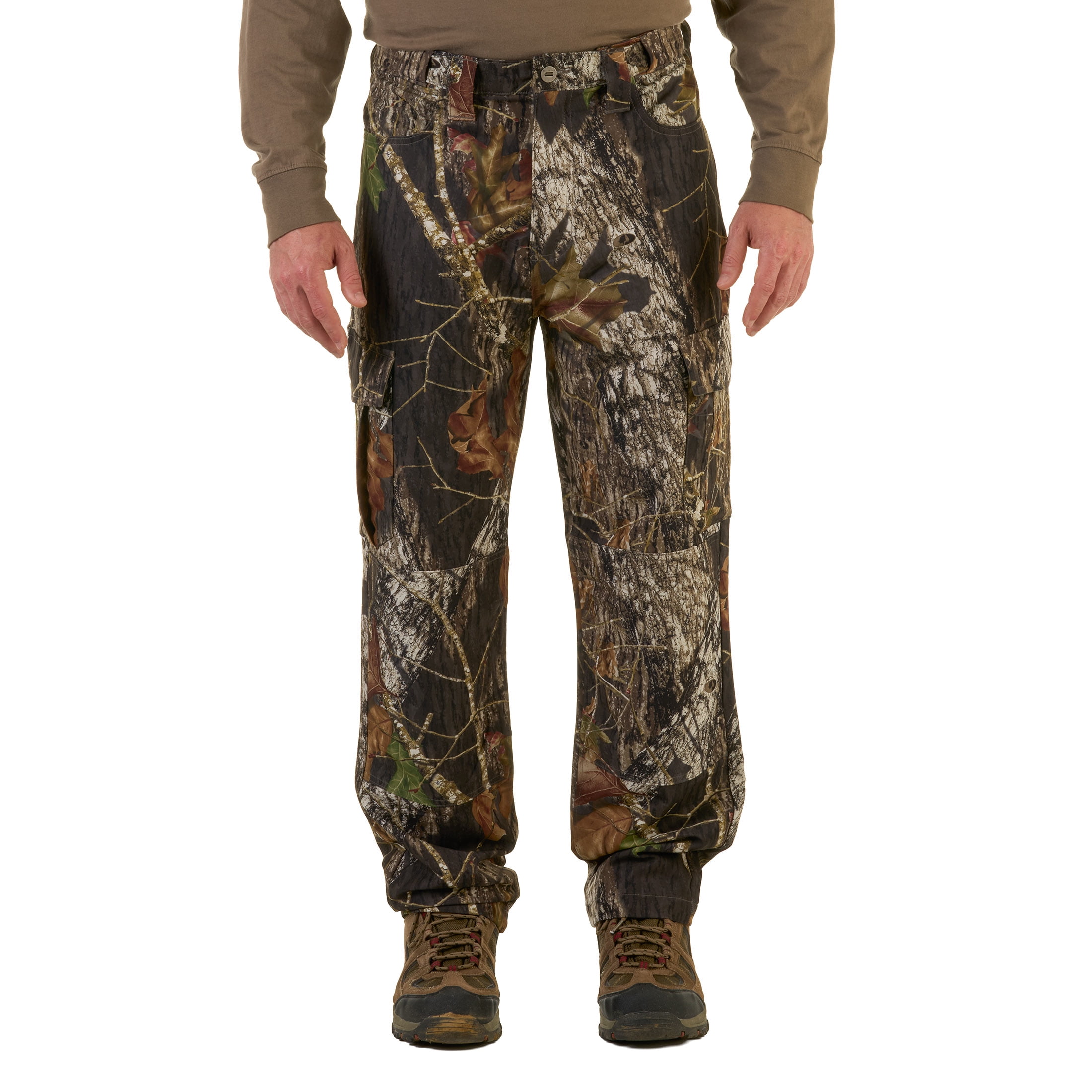 Mossy Oak Breakup Men's Stretch Cargo Hunting Pant, Mossy Oak Breakup, M