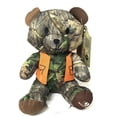 thumbnail image 1 of Mossy Oak Camouflage Bear Plush with Orange Vest 7 Inch, 1 of 3