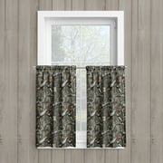 Mossy Oak Camouflage Curtain Tier Pair - 29 in. x 36 in. each, Set of (2)