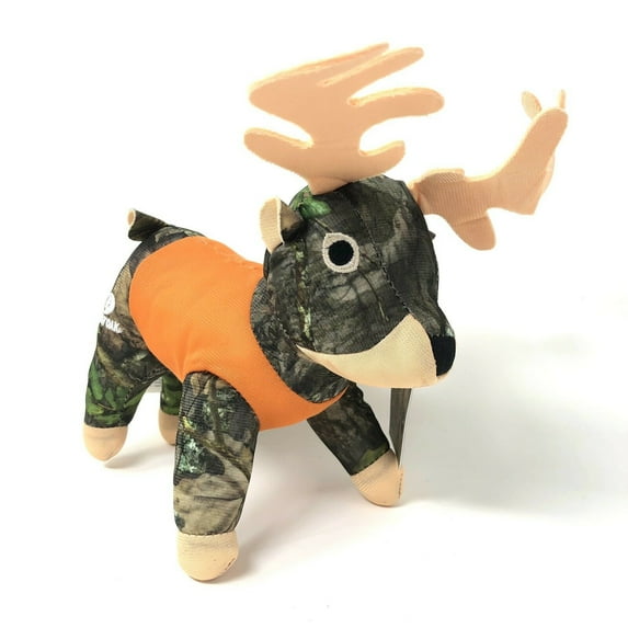 Mossy Oak Camouflage Deer Plush Stuffed Toy With Hunting Vest 8”