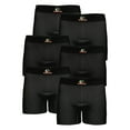 thumbnail image 1 of Mossy Oak Cotton Mens Briefs Breathable Underwear for Men, Black 6-Pack, 1 of 7