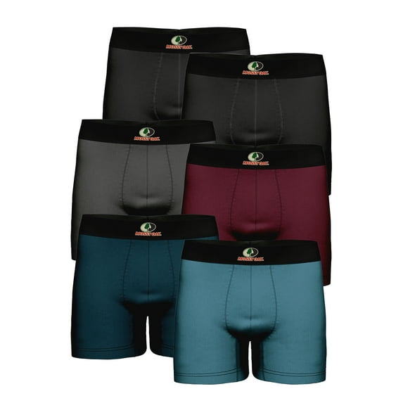 Mossy Oak Cotton Mens Briefs Breathable Underwear for Men, Multicolor 6-Pack