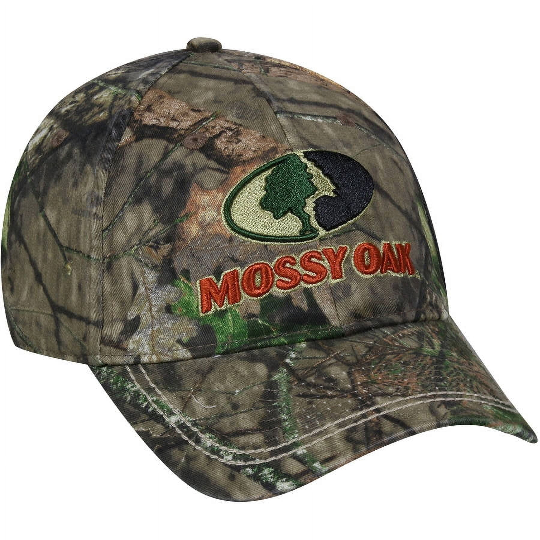 Mossy Oak Country Logo Stretch Fit Cap, Men's, Size: Small, Green