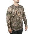 thumbnail image 1 of Mossy Oak Men's Country DNA Long Sleeve Performance Camo Tee Shirt, Up to 3XL, 1 of 6