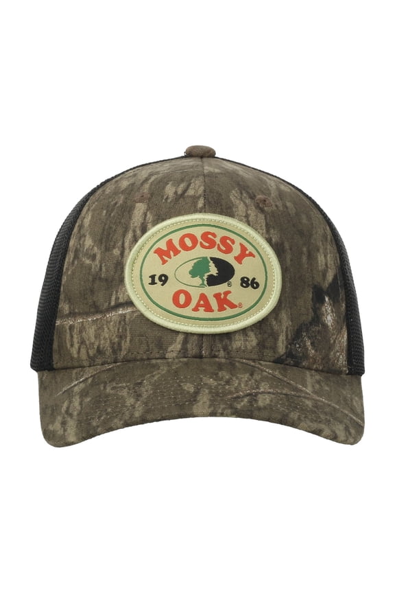 Country Roots 6-Panel Camo Cap with Mesh Back and Patch