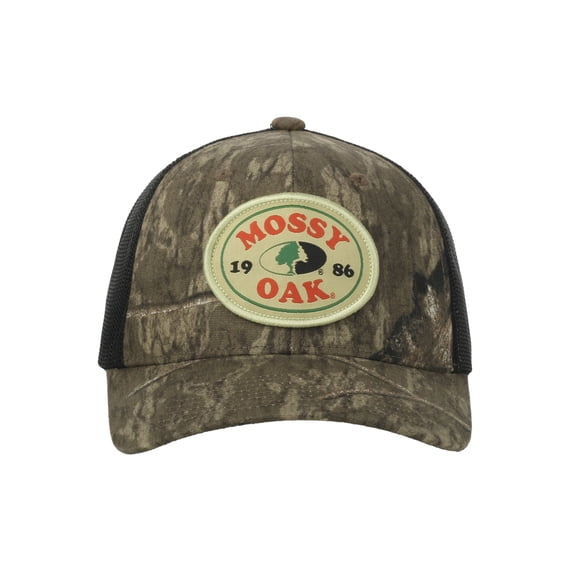 Mossy Oak Country Roots Camo Trucker Hat  Structured Mesh Back Snapback, One Size
