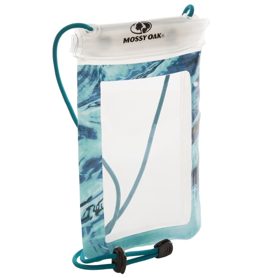 Mossy Oak Waterproof Phone Pouch, Waveform