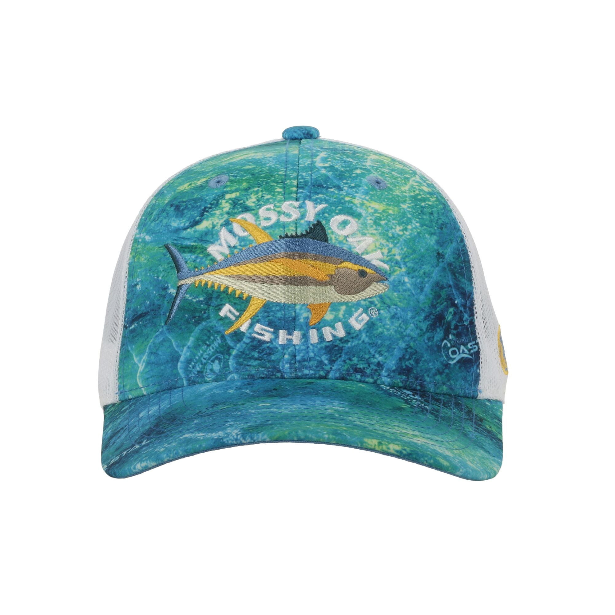 Mossy Oak® Fishing Coastal Inshore Mesh Cap – Mid Profile Snapback, One Size