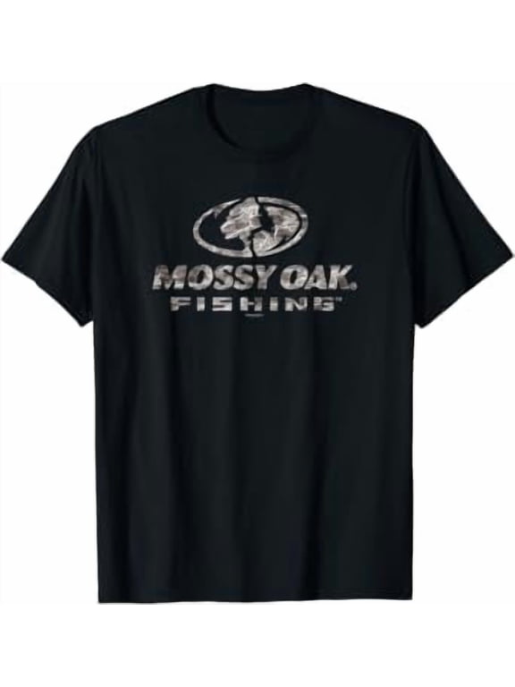Mossy Oak Fishing Open Water Classic Dark Logo Vintage T-Shirt
