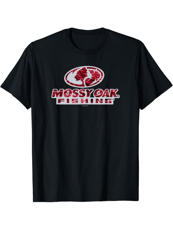 Mossy Oak Fishing Open Water Classic Red Logo T-Shirt