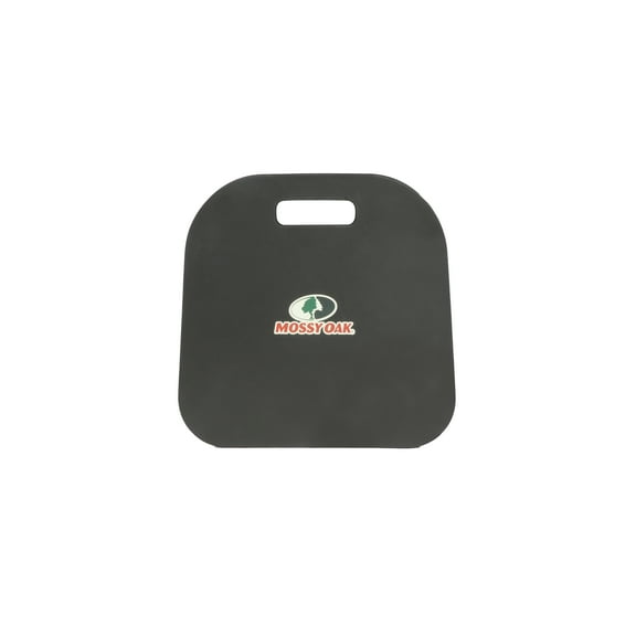 Mossy Oak Soft Foam Stadium Seat Cushion, 0.8 Inch Thick, Black, Unisex