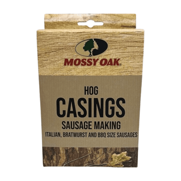 Mossy Oak 100% Natural Hog Casings for Sausage, 50ft Length, 4 oz, 1 Pack