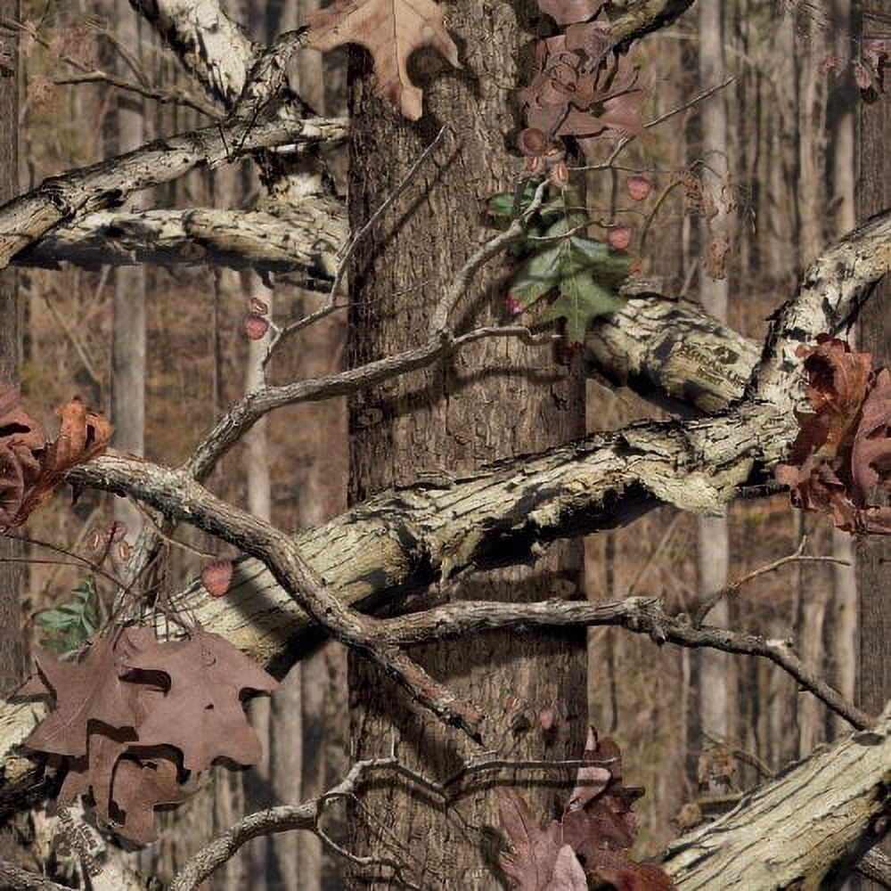 Mossy Oak Breakup Twill Camouflage Brown Green Leaves Bark Hunting 60 Wide  Bottom Weight Cotton Blend Fabric by the Yard (A508.74)