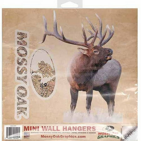 Mossy Oak Graphics 24036 Mini Elk Bugling Cutout Decal
