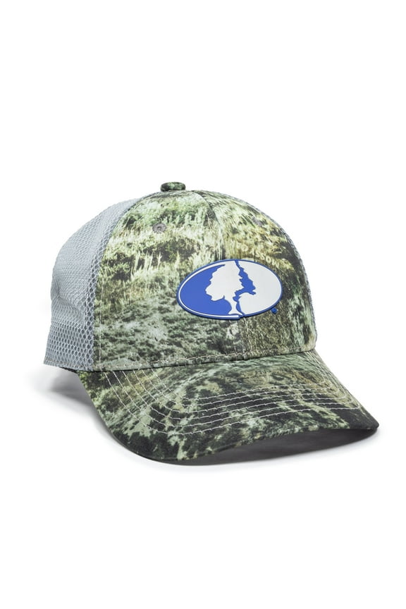 Hunting Camoflauge Structured Adult Baseball Cap, Mountain Country Range