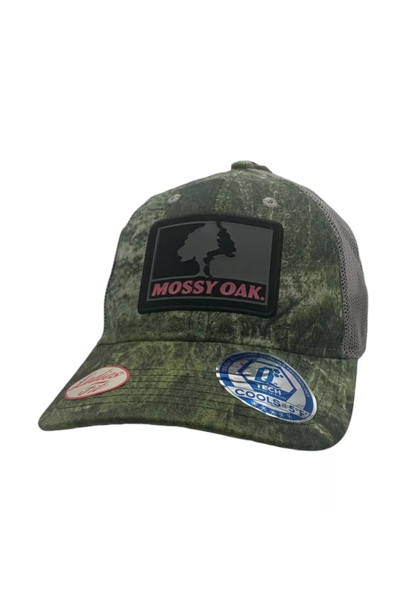 Ladies Hat Cooling Technology Baseball Cap Green Camouflage, One Size