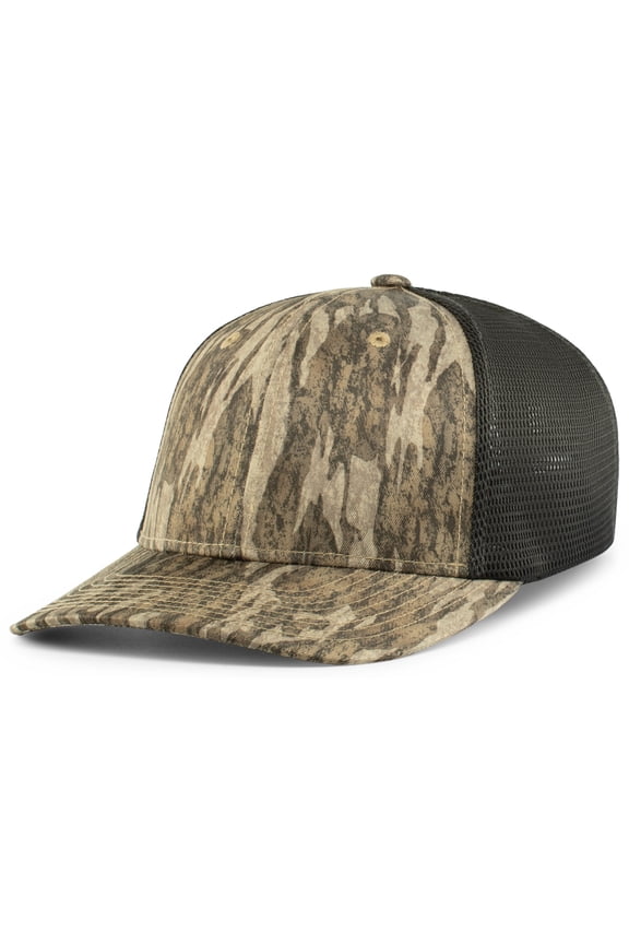 Mossy Oak Low-Profile Trucker PacFlex Cap