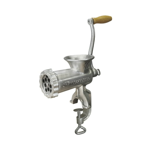 Mossy Oak Heavy-Duty Manual Meat Grinder & Sausage Stuffing Kit with 2 Grinding Plates and C-Clamp