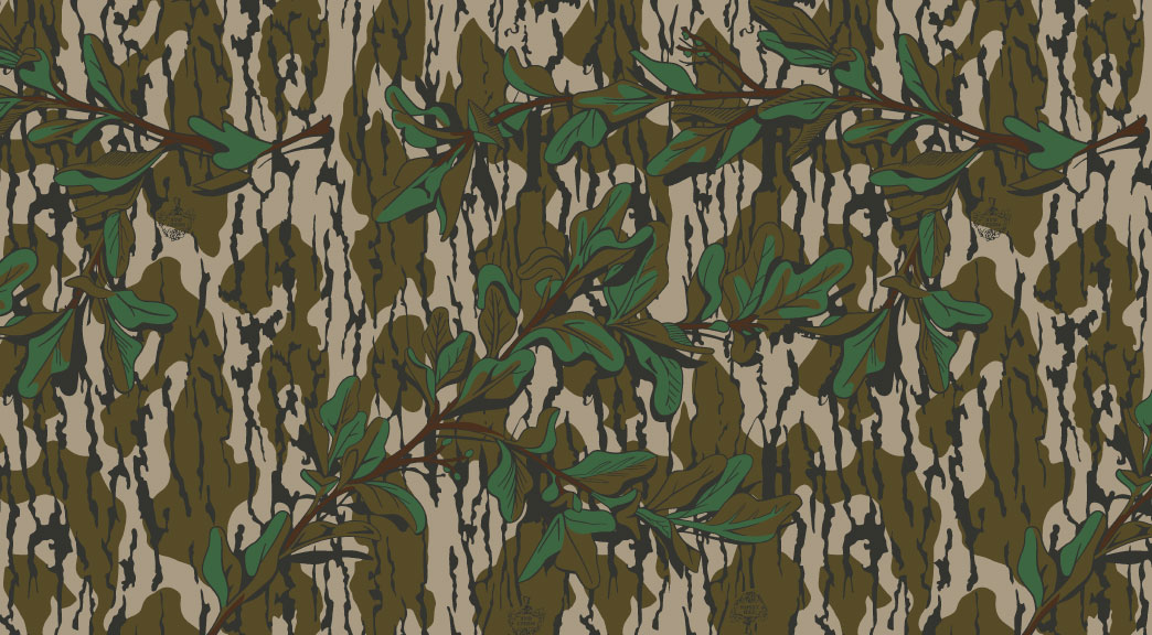 Mossy Oak Matte Camo Gear Skin Greenleaf