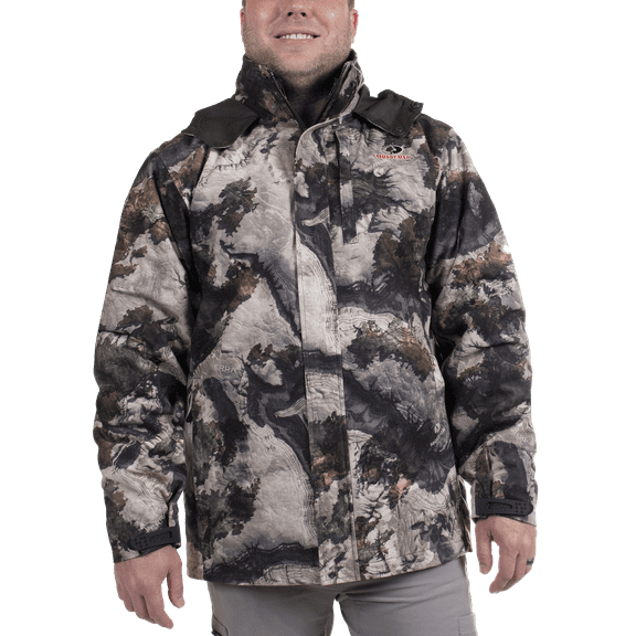 Mossy Oak Men's 4-in-1 Hunting Parka, Mossy Oak Elements Terra Gila, Size Large