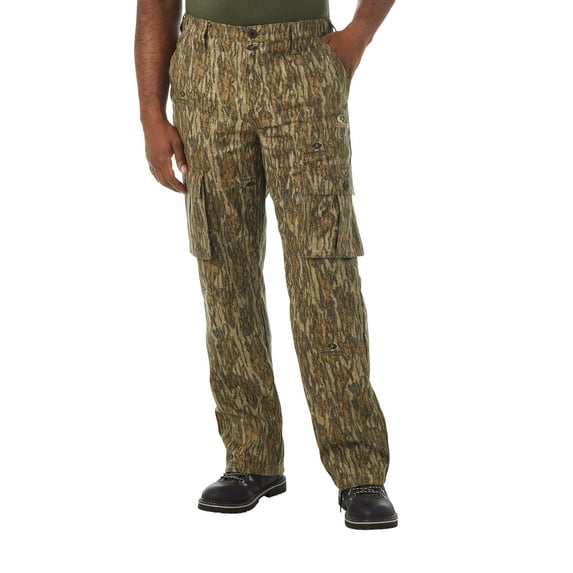 Mossy Oak Men's 6-Pocket Cargo Hunting Pant, Mossy Oak Bottomland, M