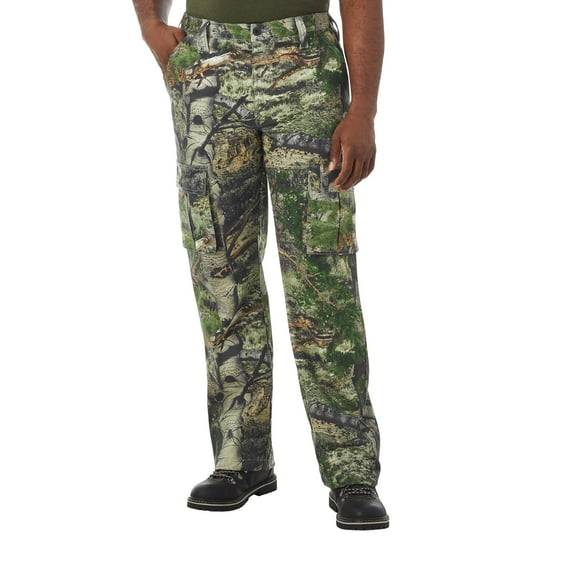 Mossy Oak Men's 6-Pocket Cargo Hunting Pant, Mossy Oak Mountain Country, S