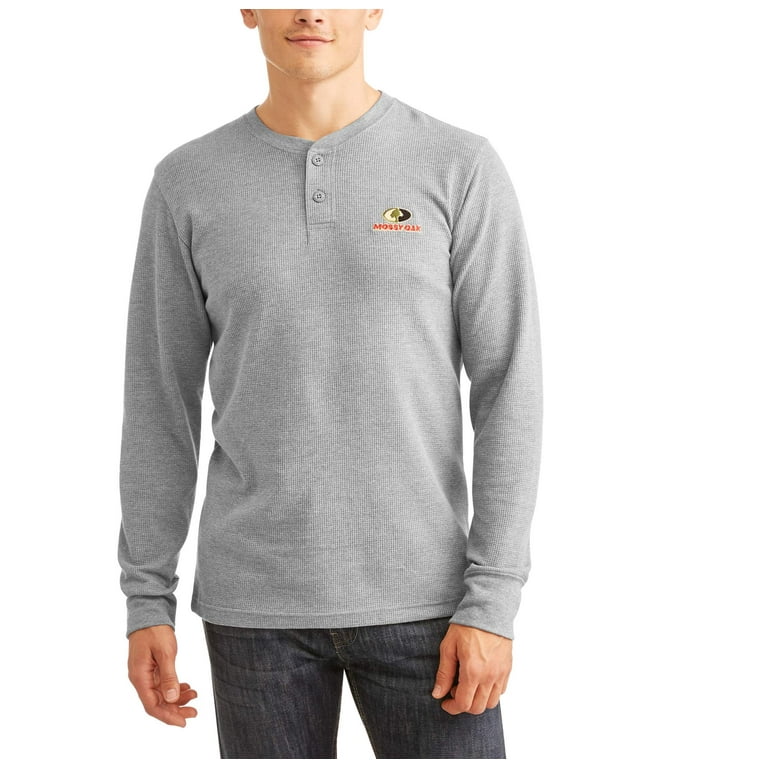 Mossy Oak Men s Anitmicrobial Thermal He Walmart