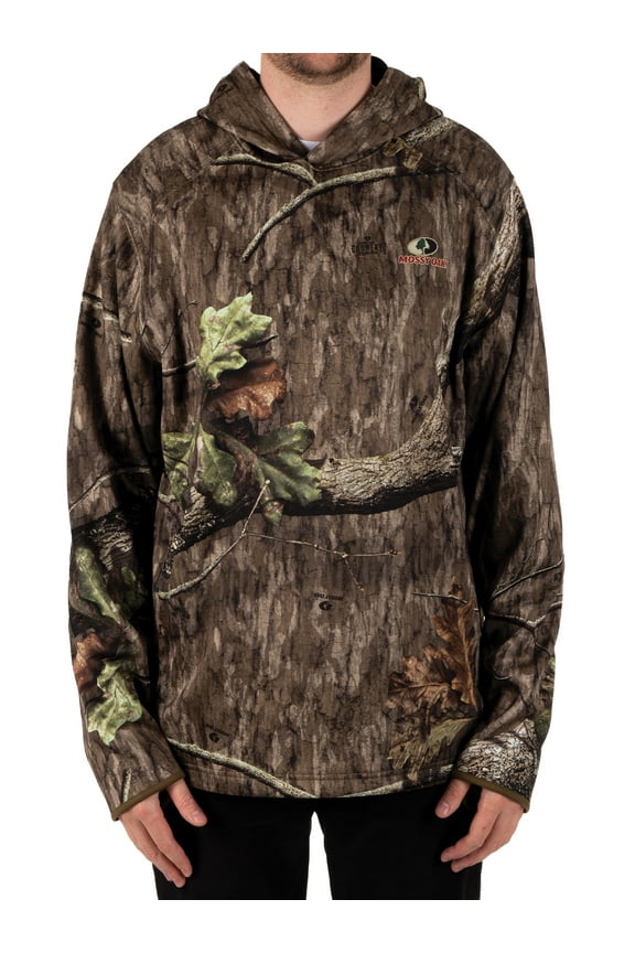 Men's Camouflage Hunting Performance Hoodie, Mossy Oak Country Roots, L