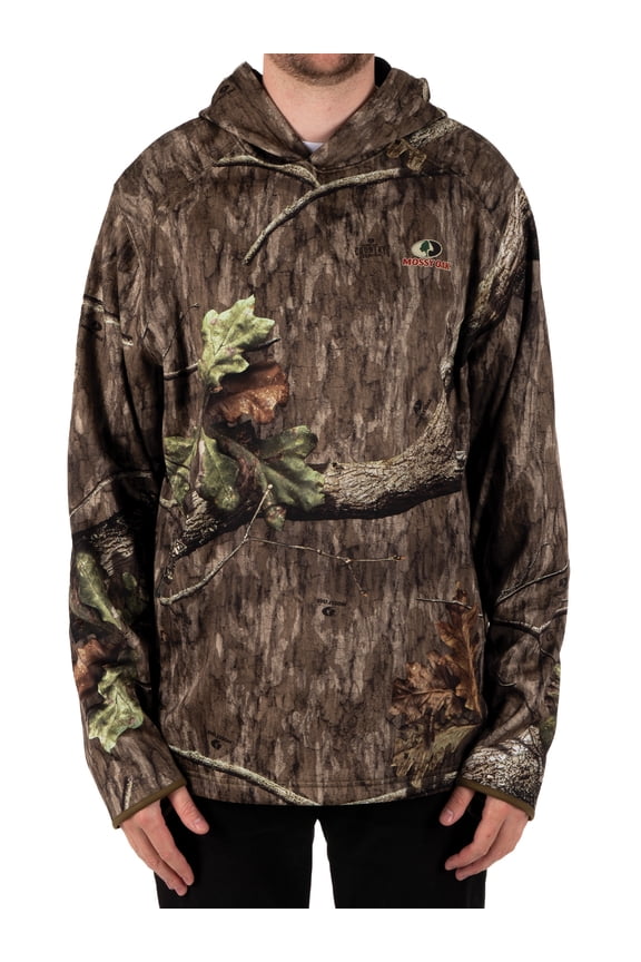 Men's Camouflage Hunting Performance Hoodie, Mossy Oak Country Roots, M
