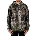 thumbnail image 1 of Mossy Oak Men's Camouflage Hunting Performance Hoodie, Mossy Oak Mountain Country, 2XL, 1 of 9