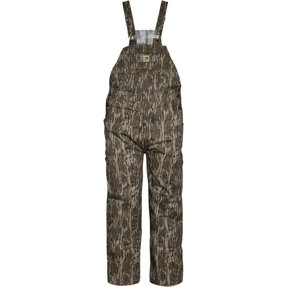 Mossy Oak Men's Cotton Mill 2.0 Camouflage Hunting Bib Overall in Multiple Camo Patterns, Original Bottomland, X-Large
