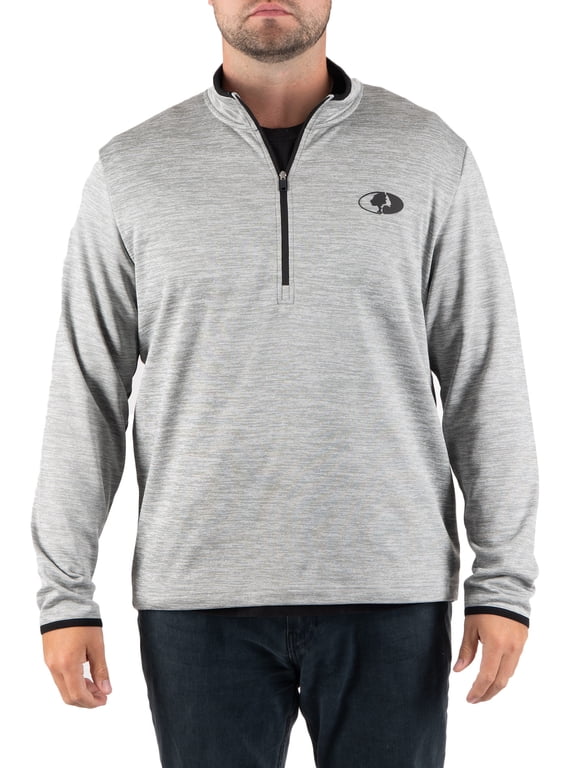 Men's Fleece Quarter Zip Pullover Sweatshirt, Sizes S-2XL