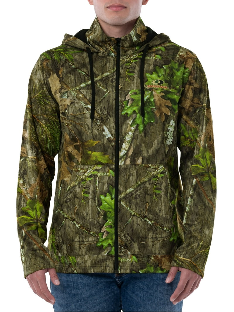 Mossy Oak Men's Full-zip Camo Turkey Hunting Hoodie - Walmart.com