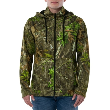 Mossy Oak Men's Full-zip Camo Turkey Hunting Hoodie